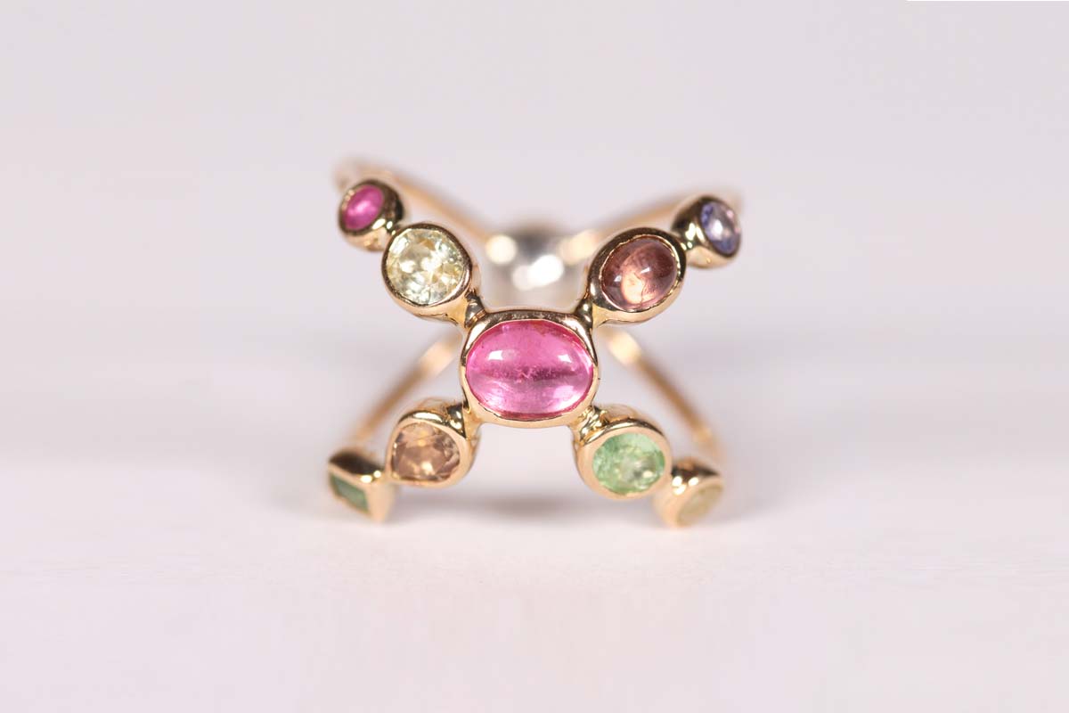 Dorette | Croisée Ruby ring