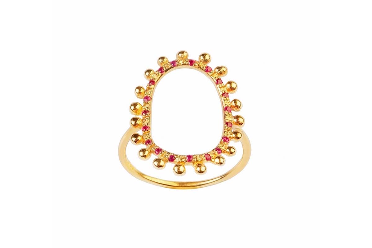 DANAI GIANNELLI | Queen ring with rubies