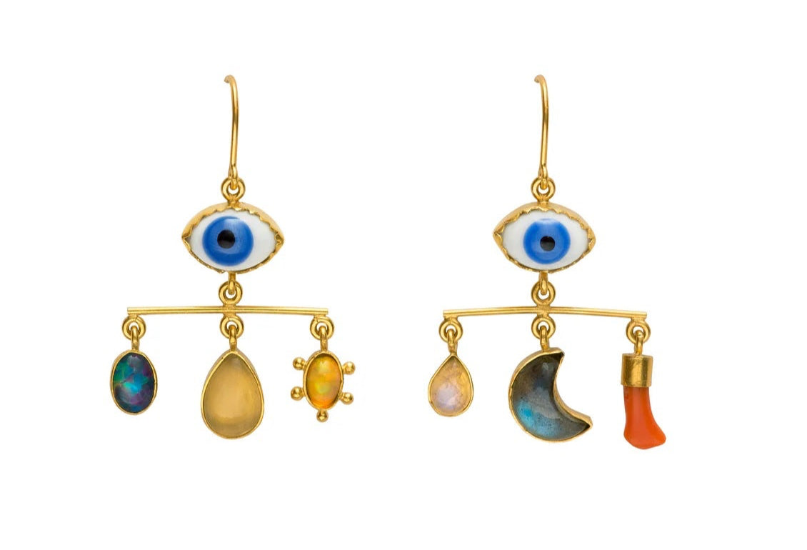 GRAINNE MORTON | EYE BALANCE DROP EARRINGS