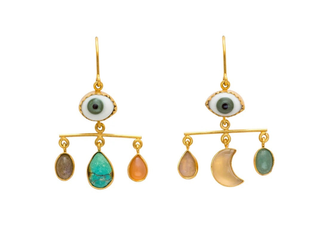 GRAINNE MORTON | EYE BALANCE DROP EARRINGS
