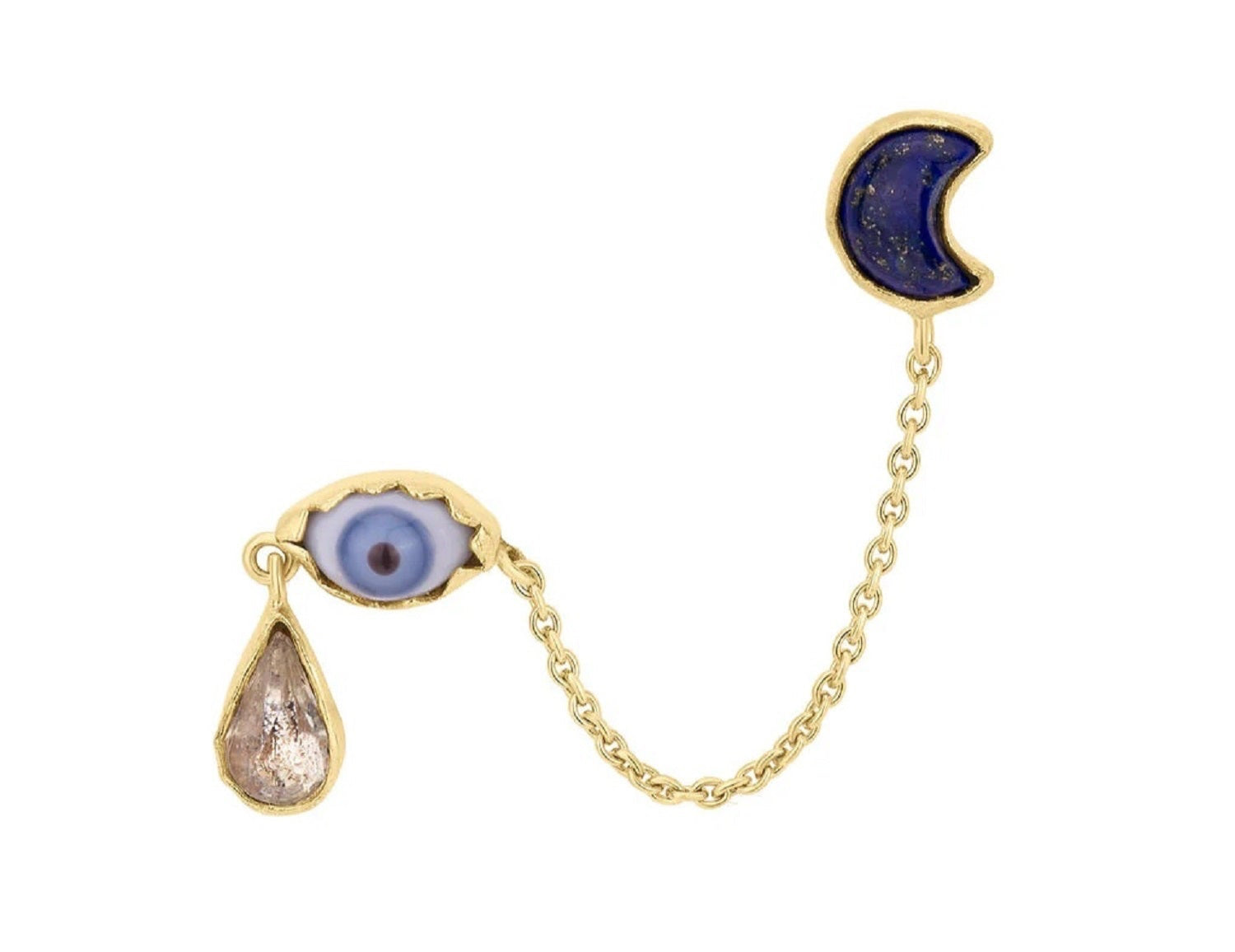 GRAINNE MORTON | EYE TEARDROP DOUBLE STUD EARRING