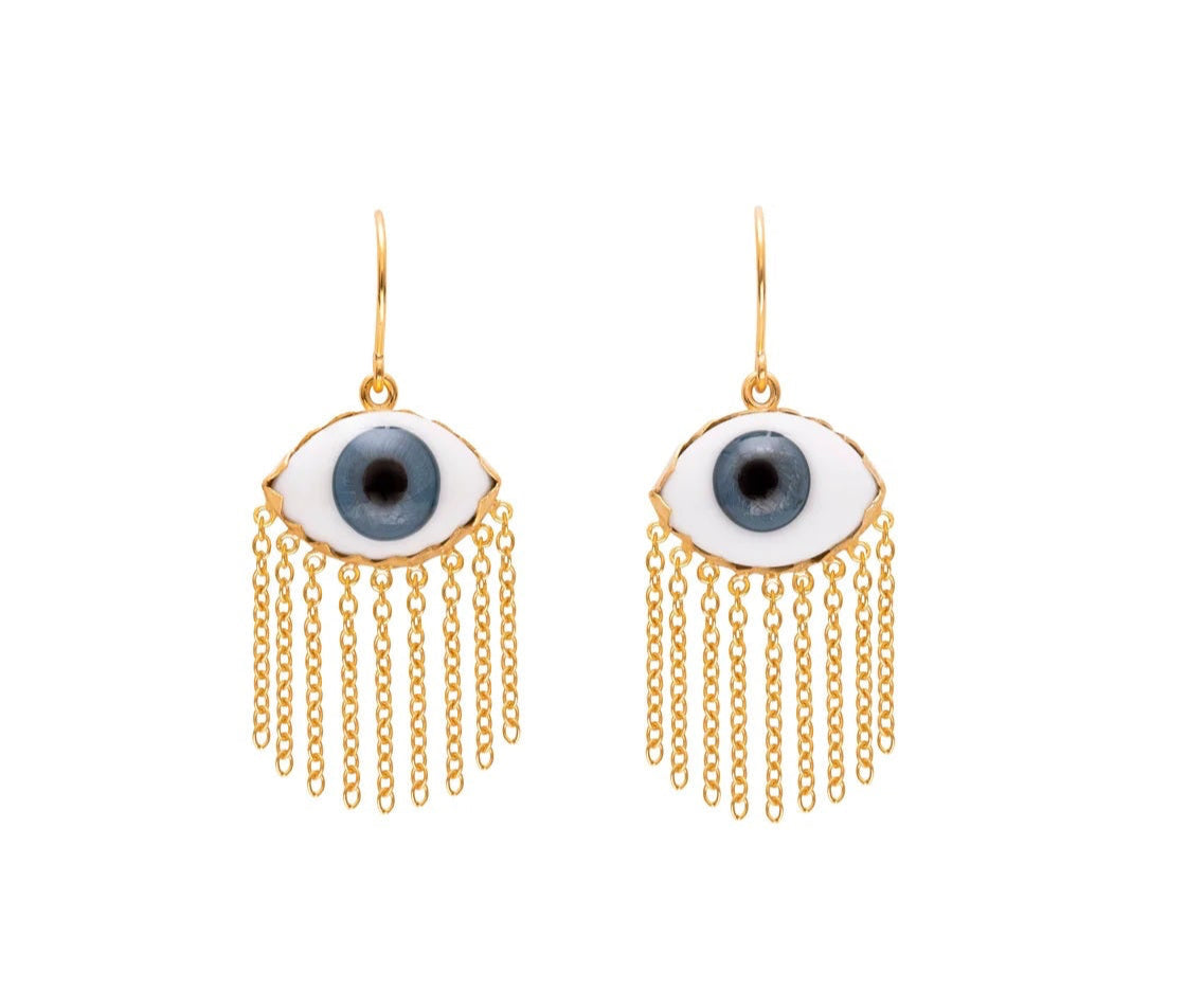 GRAINNE MORTON | MAE WEST BLUE EARRINGS