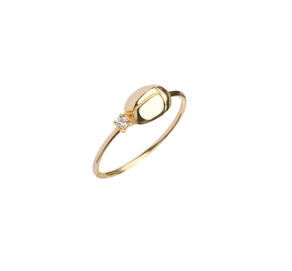 DANAI GIANNELLI | PETIT BEETLE – White Diamond Ring