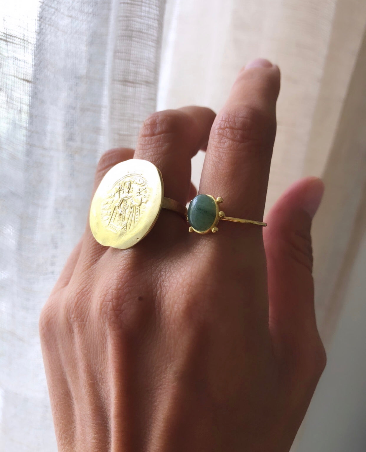 DANAI GIANNELLI | Aventurine ring