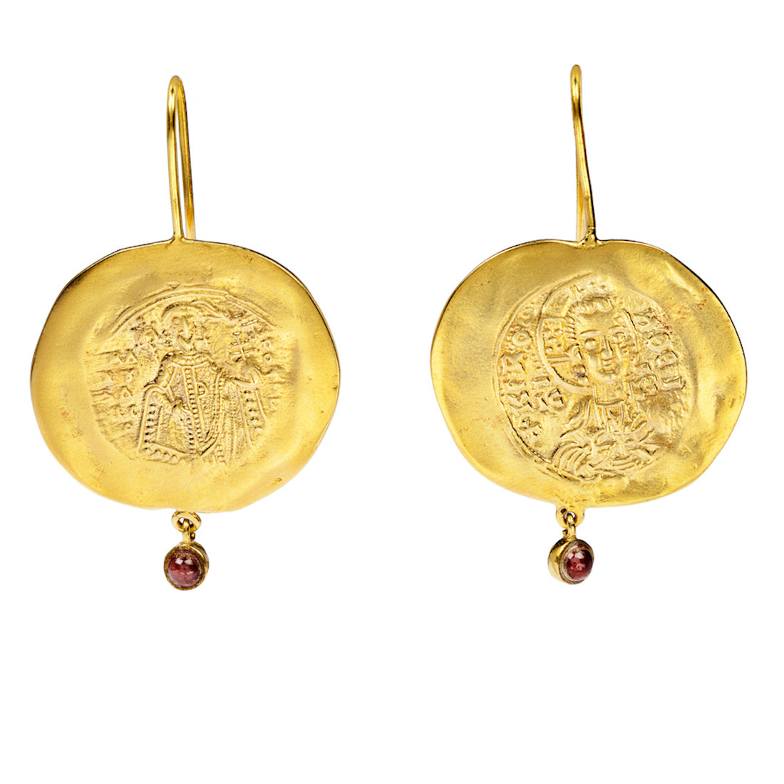 DANAI GIANNELLI | Constantinato earrings garnet