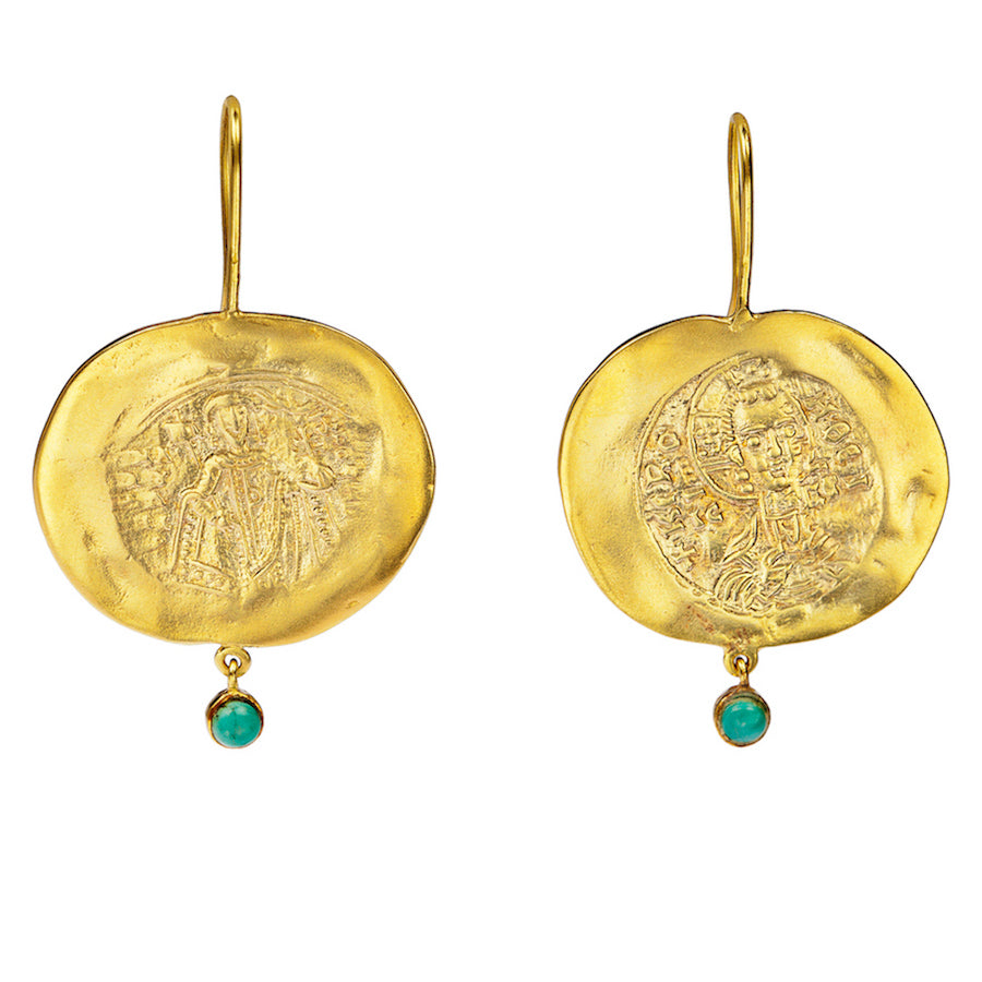 DANAI GIANNELLI | Constantinato earrings turquoise