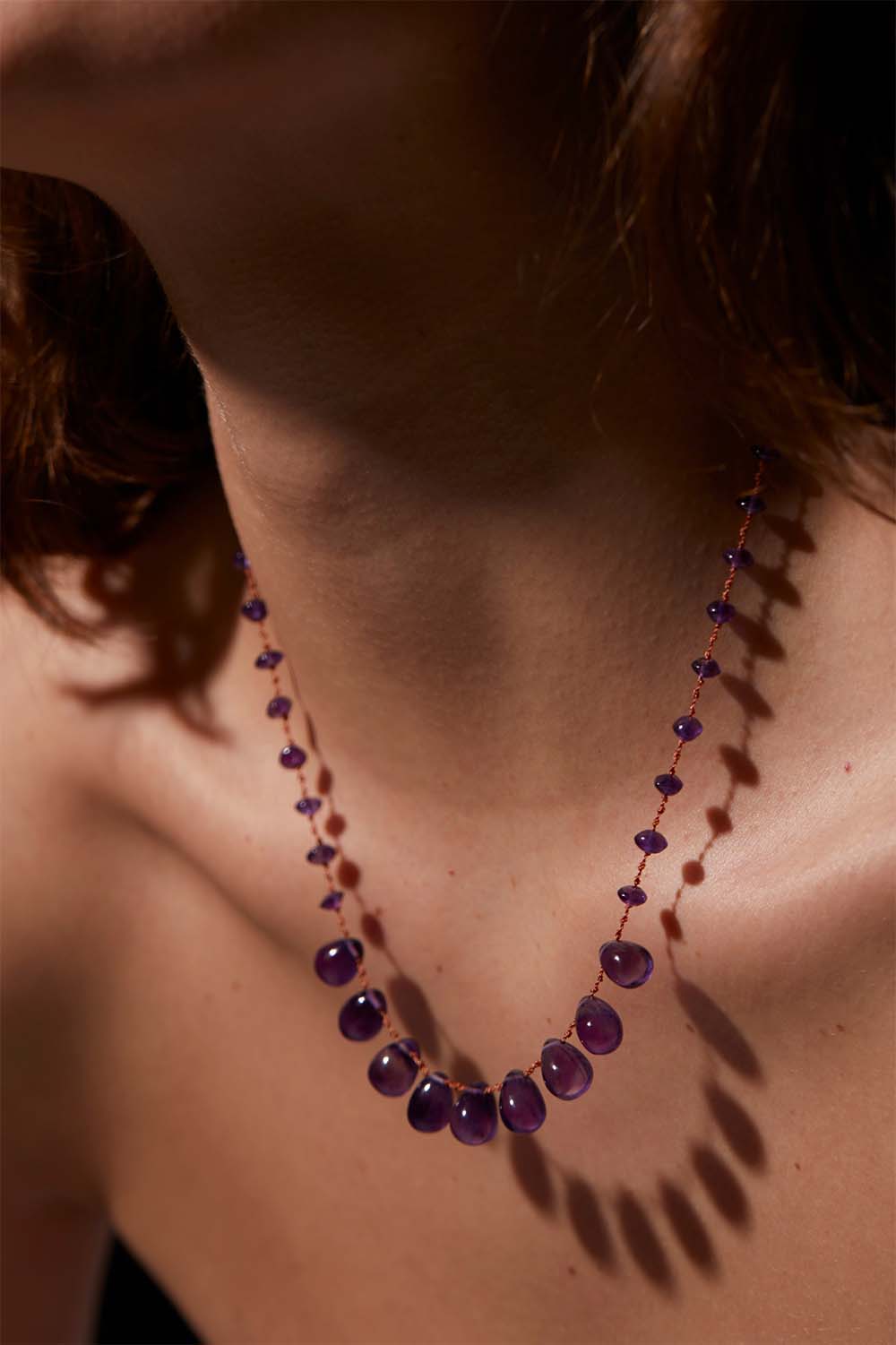 IVARENE | NIILO CHUNKY NECKLACE WITH AMETHYST