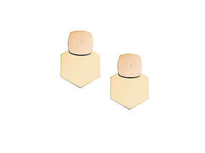 LITO | Hexagon and Square earring