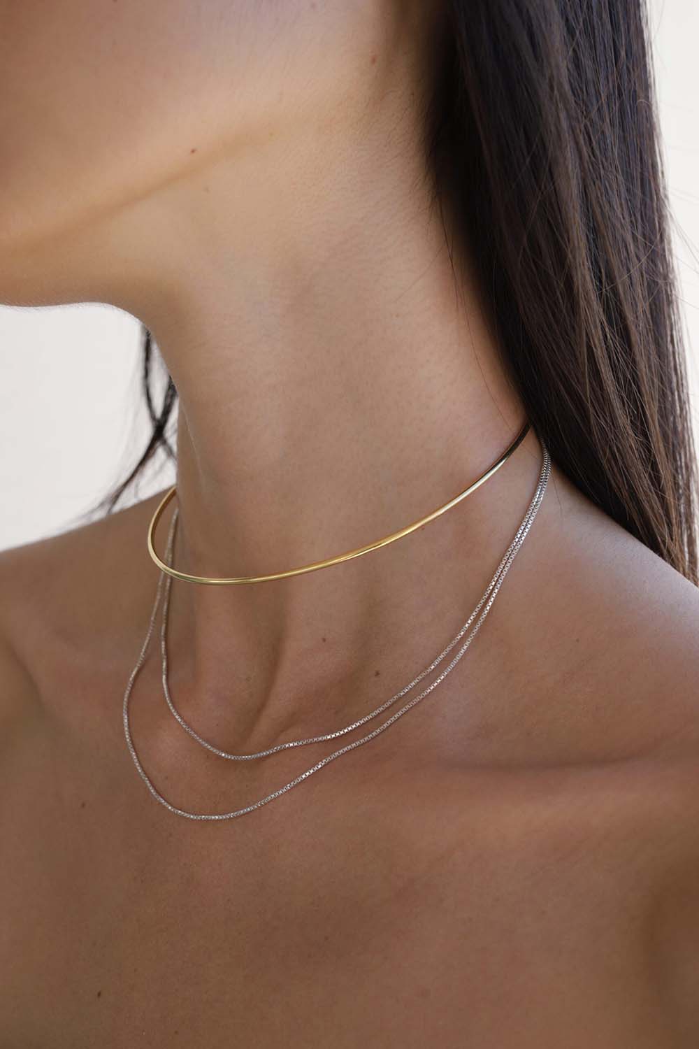 MAGGOOSH | Neck band mixed metals