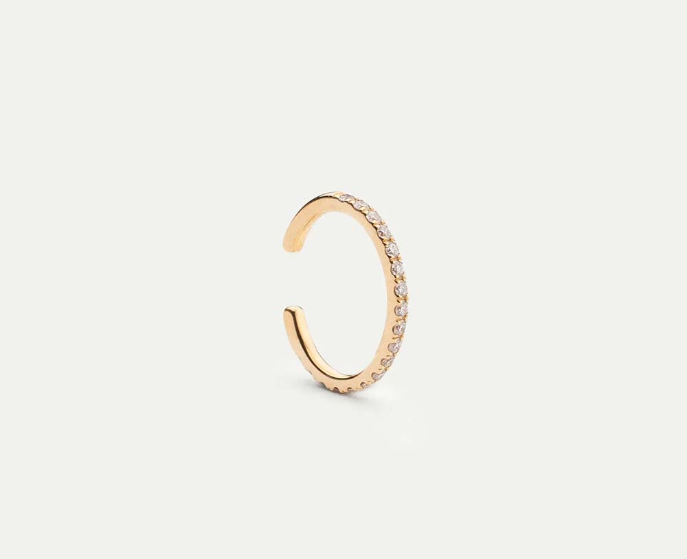 WE BY WHITEBIRD | Suzanne diamond ear cuff