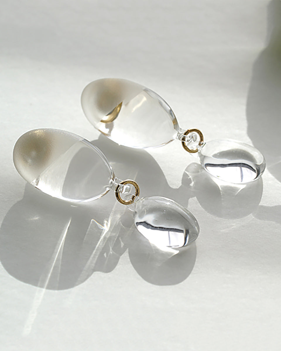 HARIO LAMPWORK | Earrings Clear