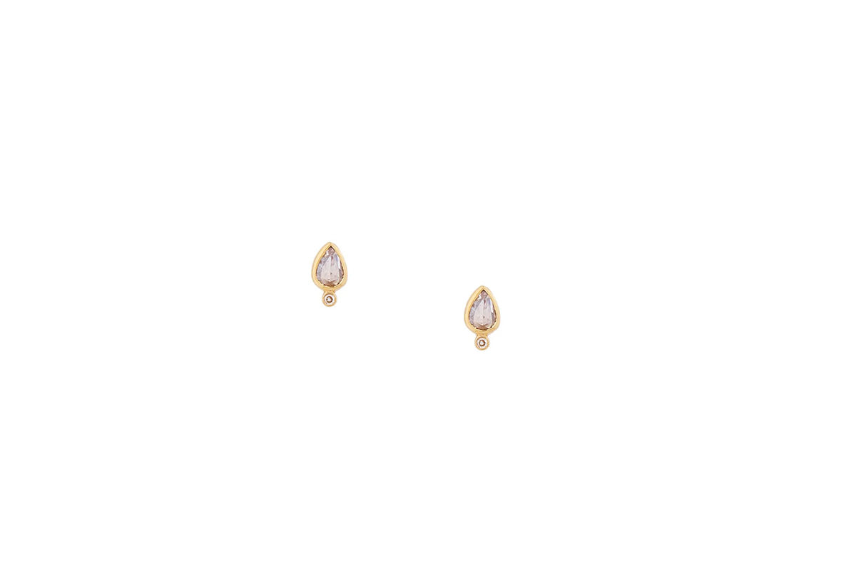 CELINE DAOUST| Rosecut Diamond earrings