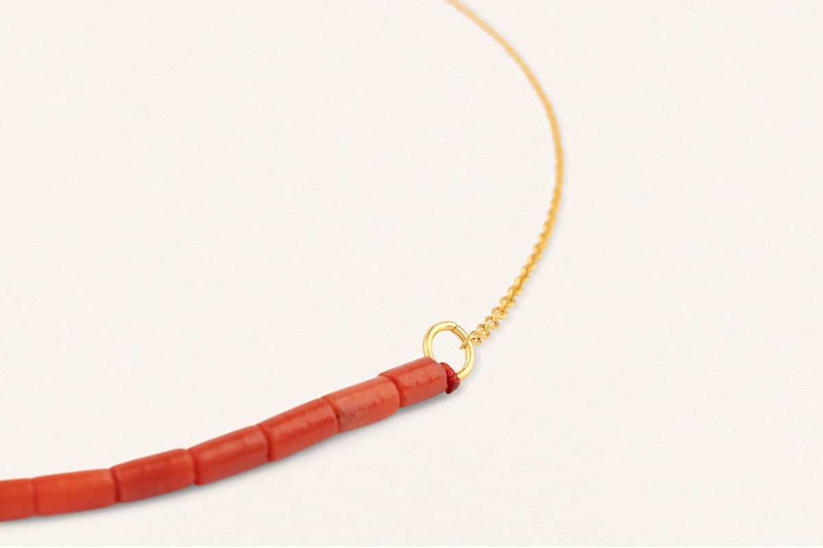 AVALON | Red coral necklace