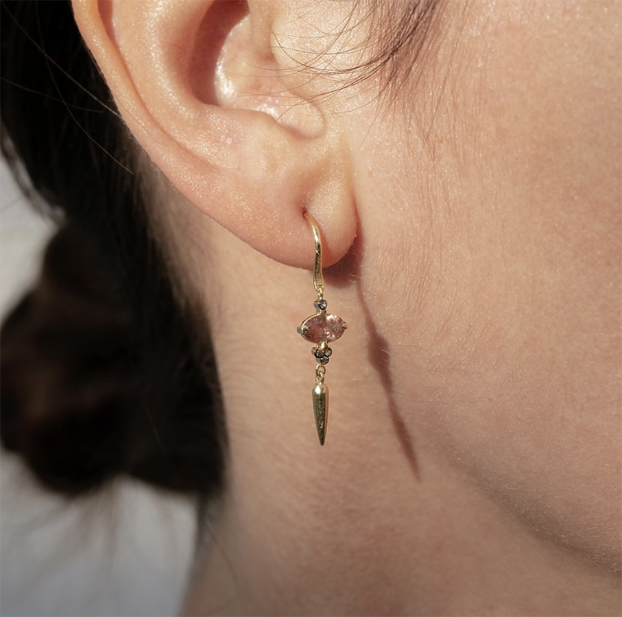 5 OCTOBRE | Finn garnet earrings