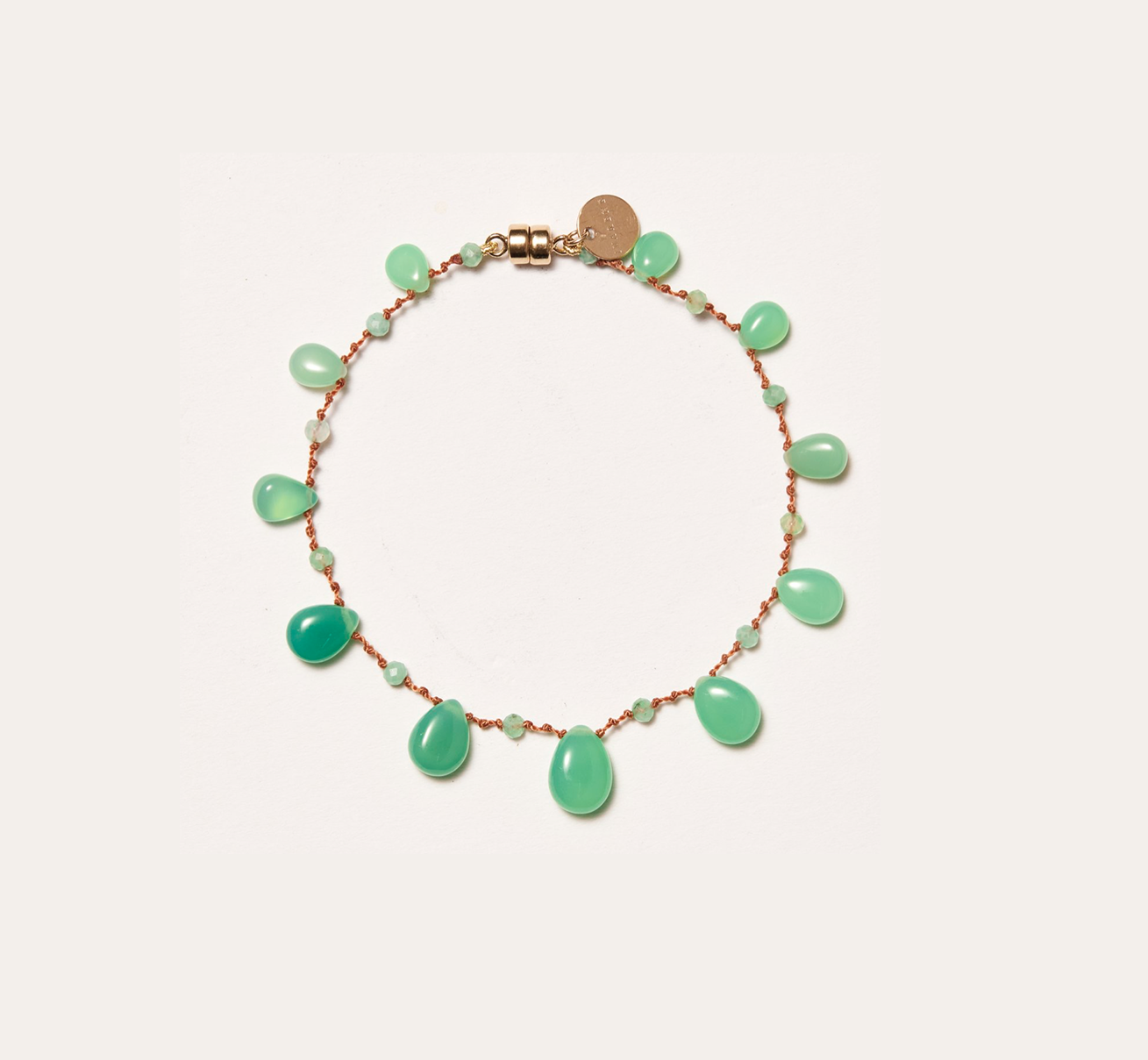 IVARENE | Evergreen bracelet with chrysoprase