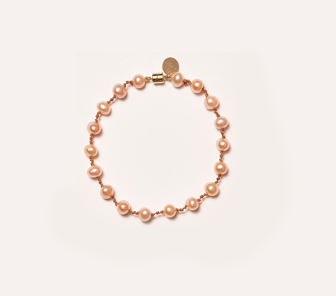 IVARENE | Bird bracelet with pearls