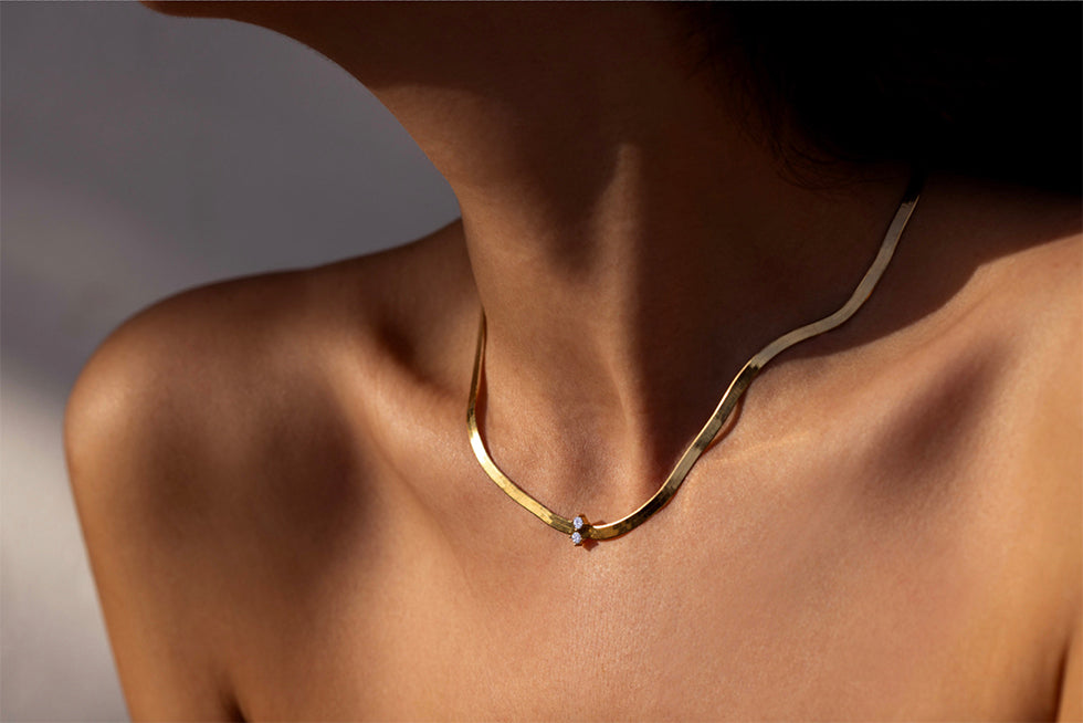 AVALON | Avalon choker with Lab grown diamonds