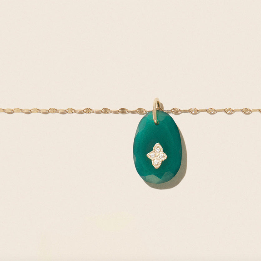 PASCALE MONVOISIN | Gaia necklace | green onyx