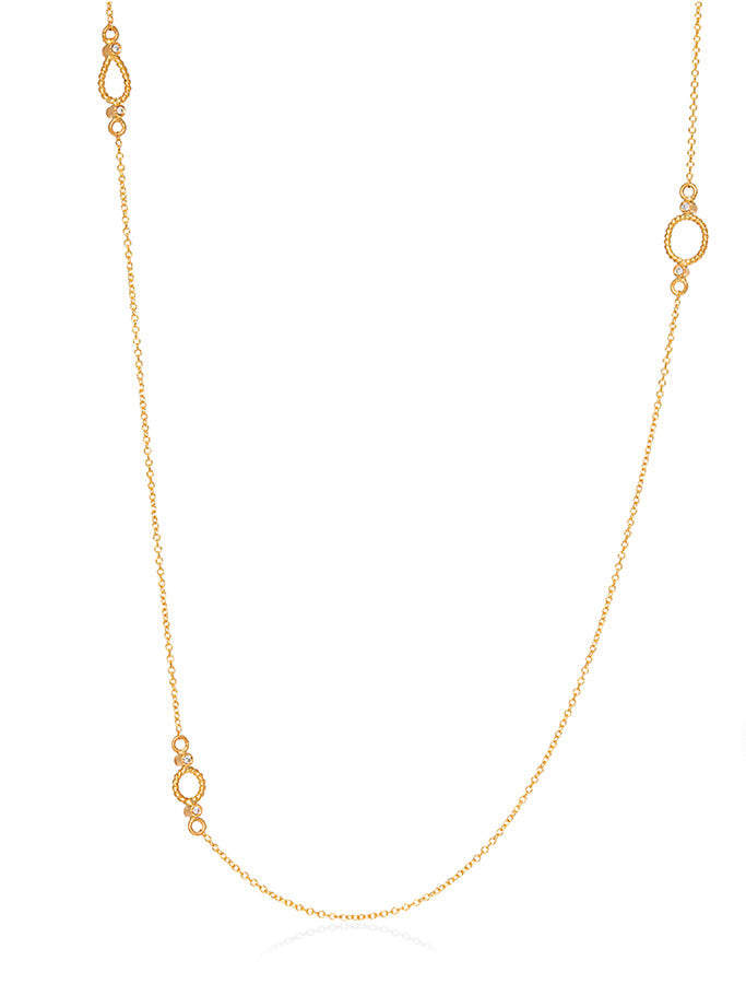 CHRISTINA SOUBLI  | Basic Shapes Necklace | diamonds