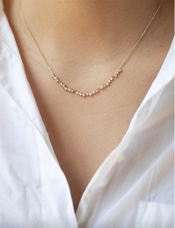 CELINE DAOUST | Rose cut diamonds necklace