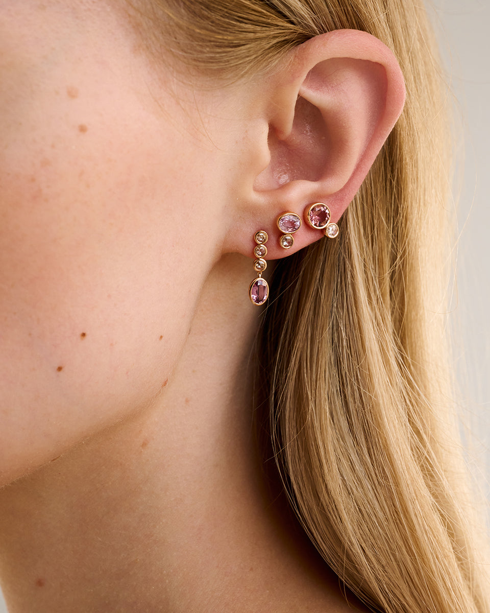 MYRTO ANASTASOPOULOU | Moonflower single stud earring