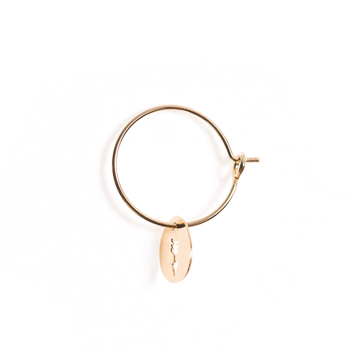 TASSIA CANELLIS | Arrow single mini hoop