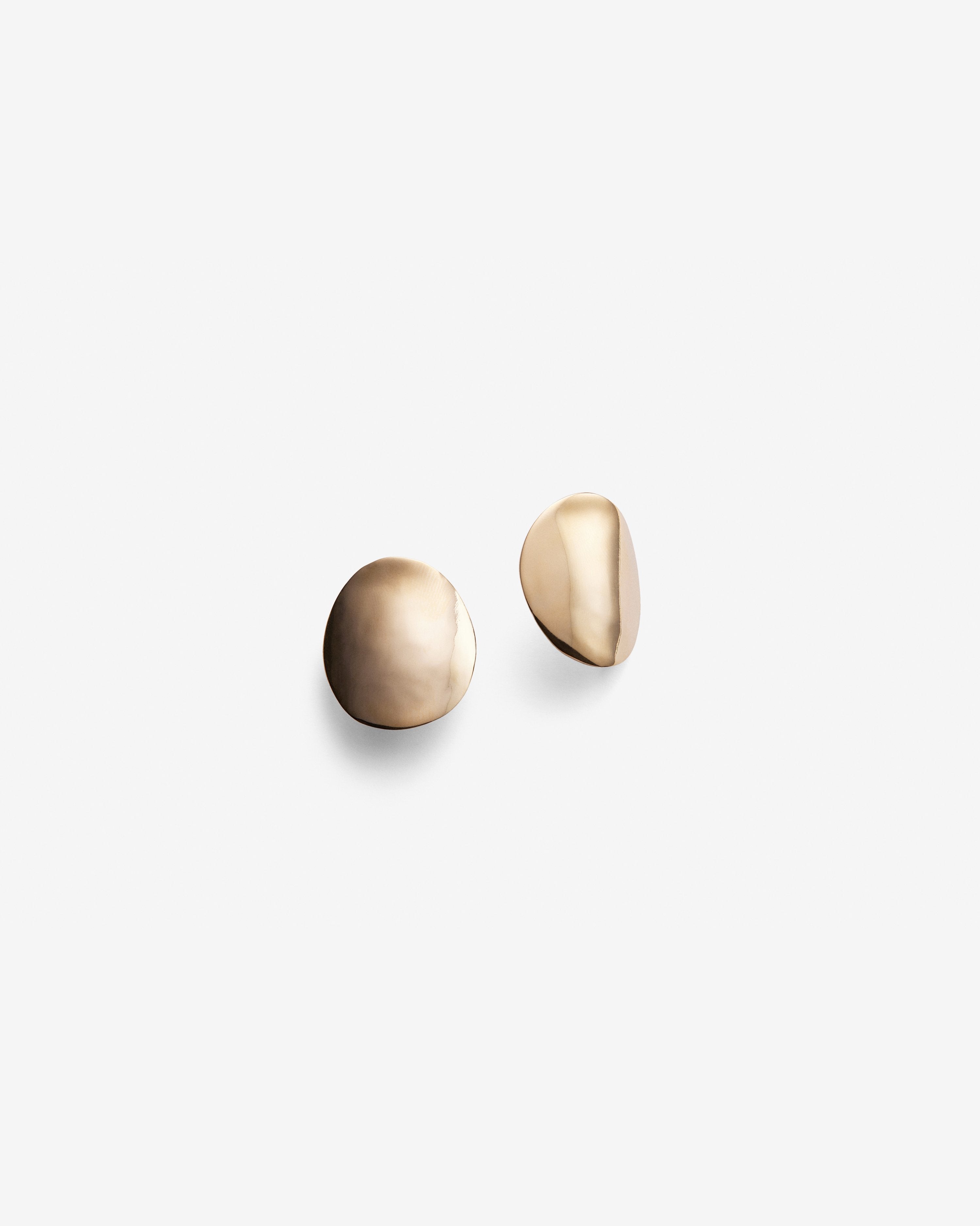 HELENA ROHNER | SHINY OVAL EARRINGS