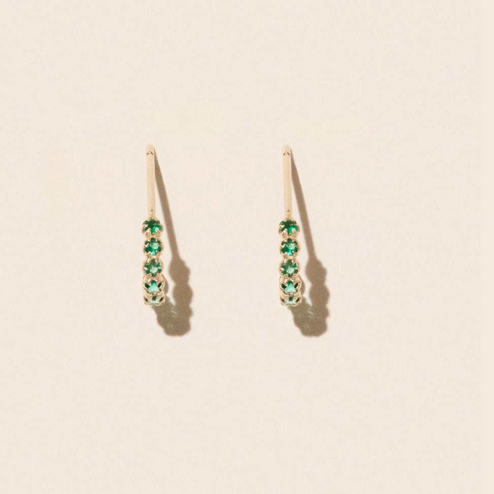 PASCALE MONVOISIN | AVA earrings | emeralds