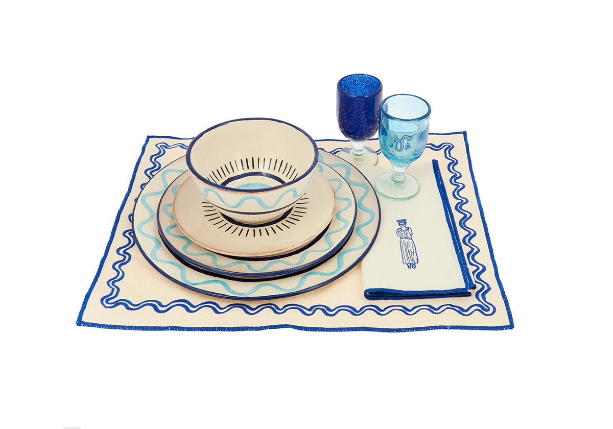 ANCIENT GREEK SANDALS | Set of 2 placemats