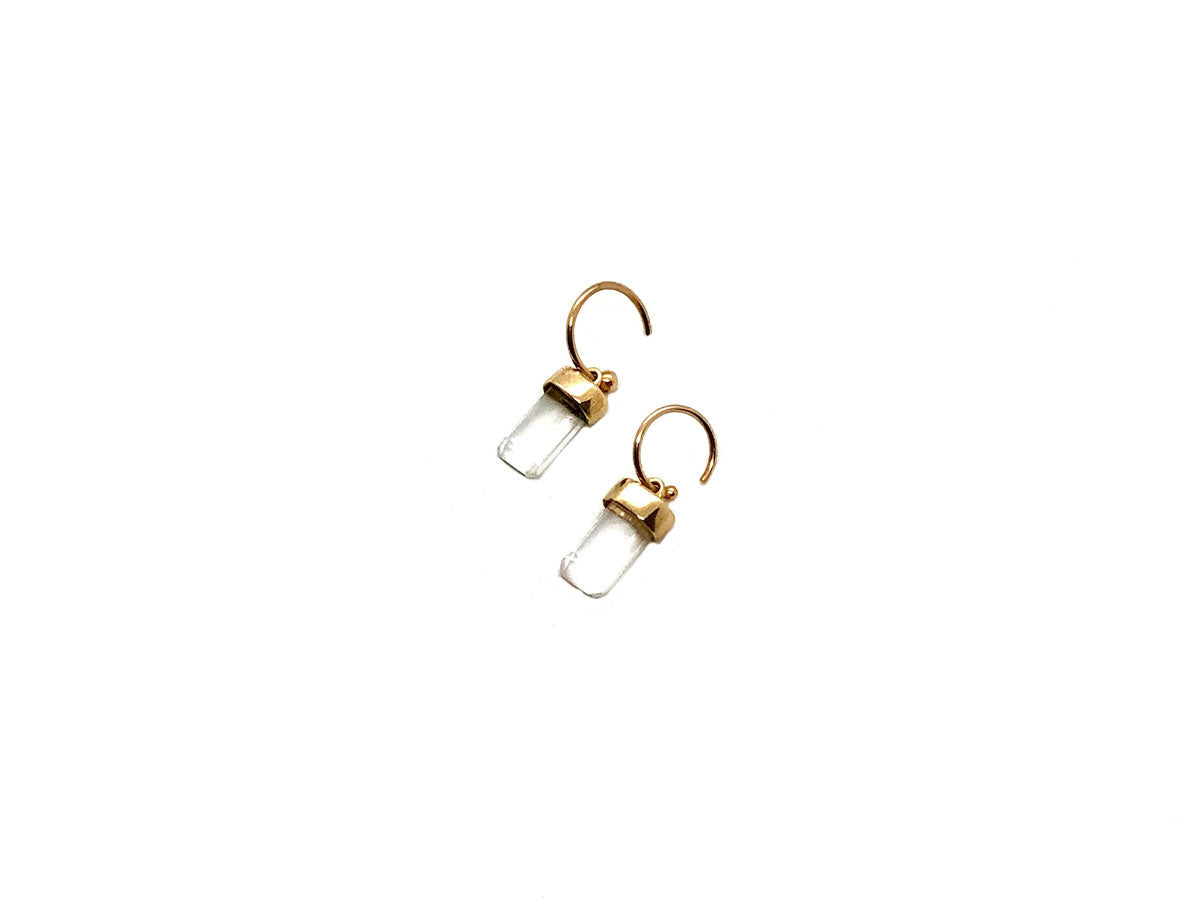 IOANNA LIBERTA | Clear Quartz single earring