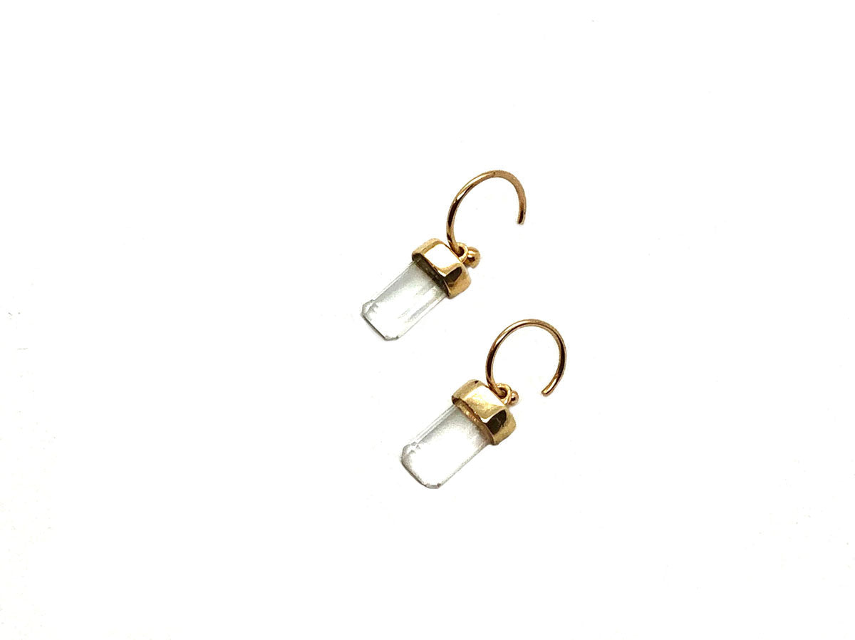 IOANNA LIBERTA | Clear Quartz single earring