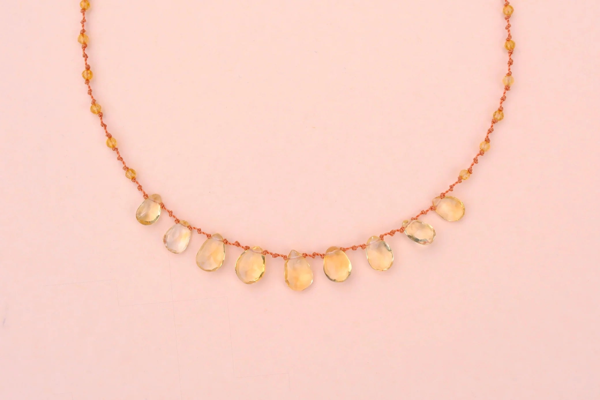 IVARENE | 9 gouttes Necklace with Citrine