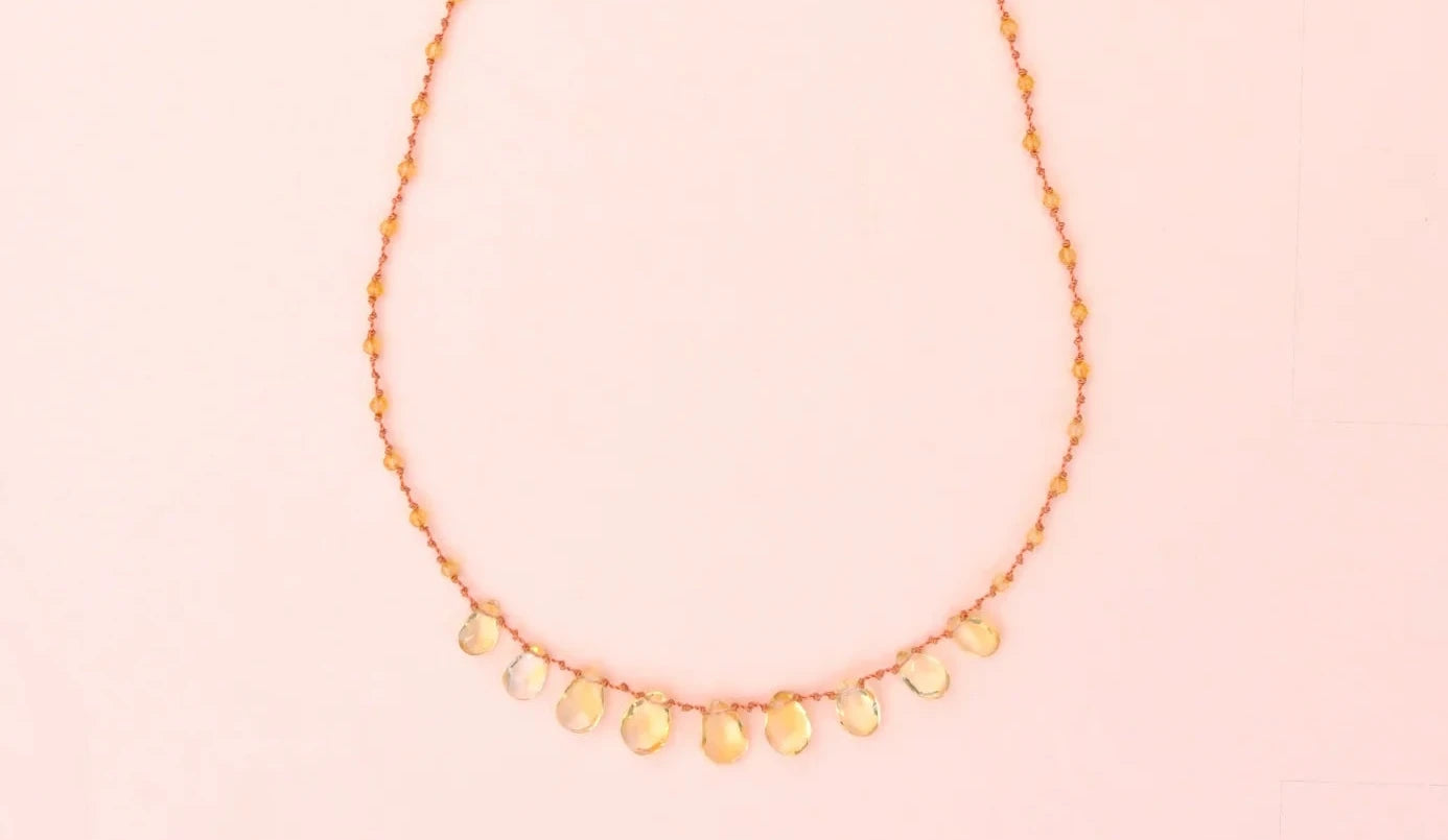 IVARENE | 9 gouttes Necklace with Citrine