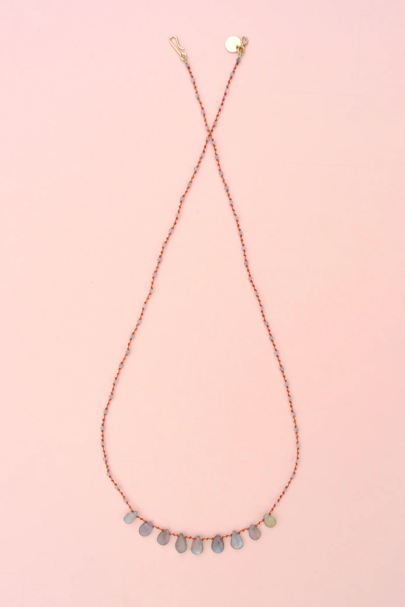 IVARENE | 9 gouttes Necklace with Labradorite