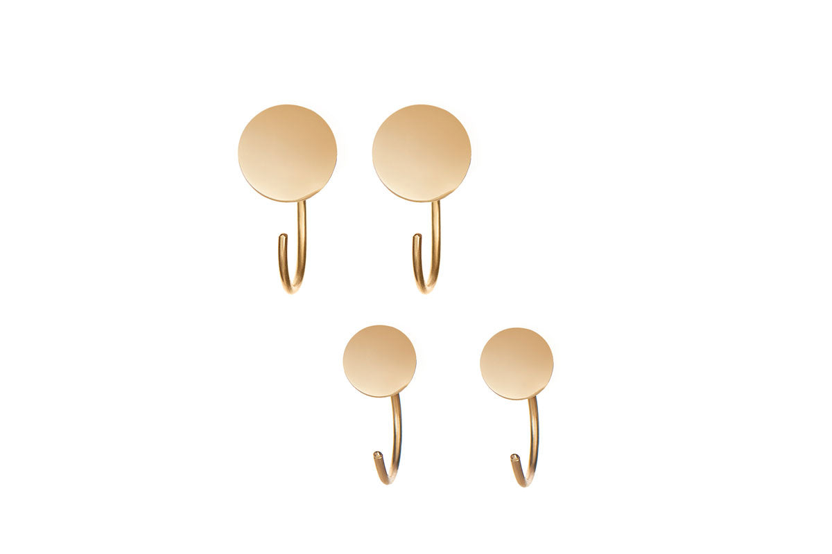 IOANNA LIBERTA | Gold Disk earring large