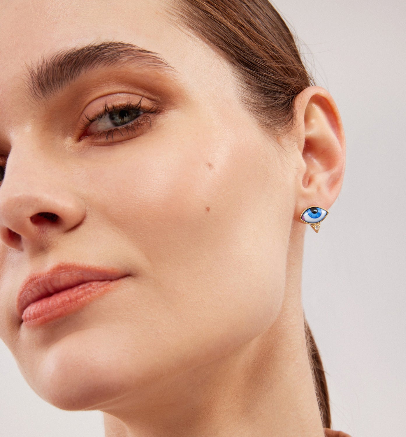LITO | Petit Bleu diamond earrings