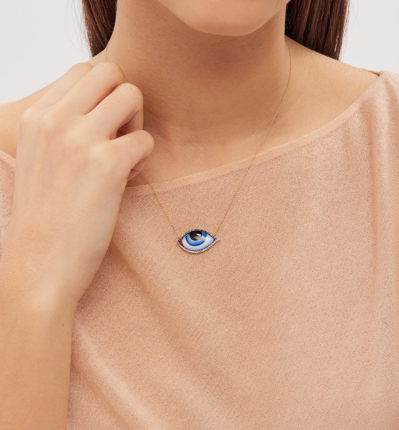 LITO | Grand Bleu diamond and sapphire necklace