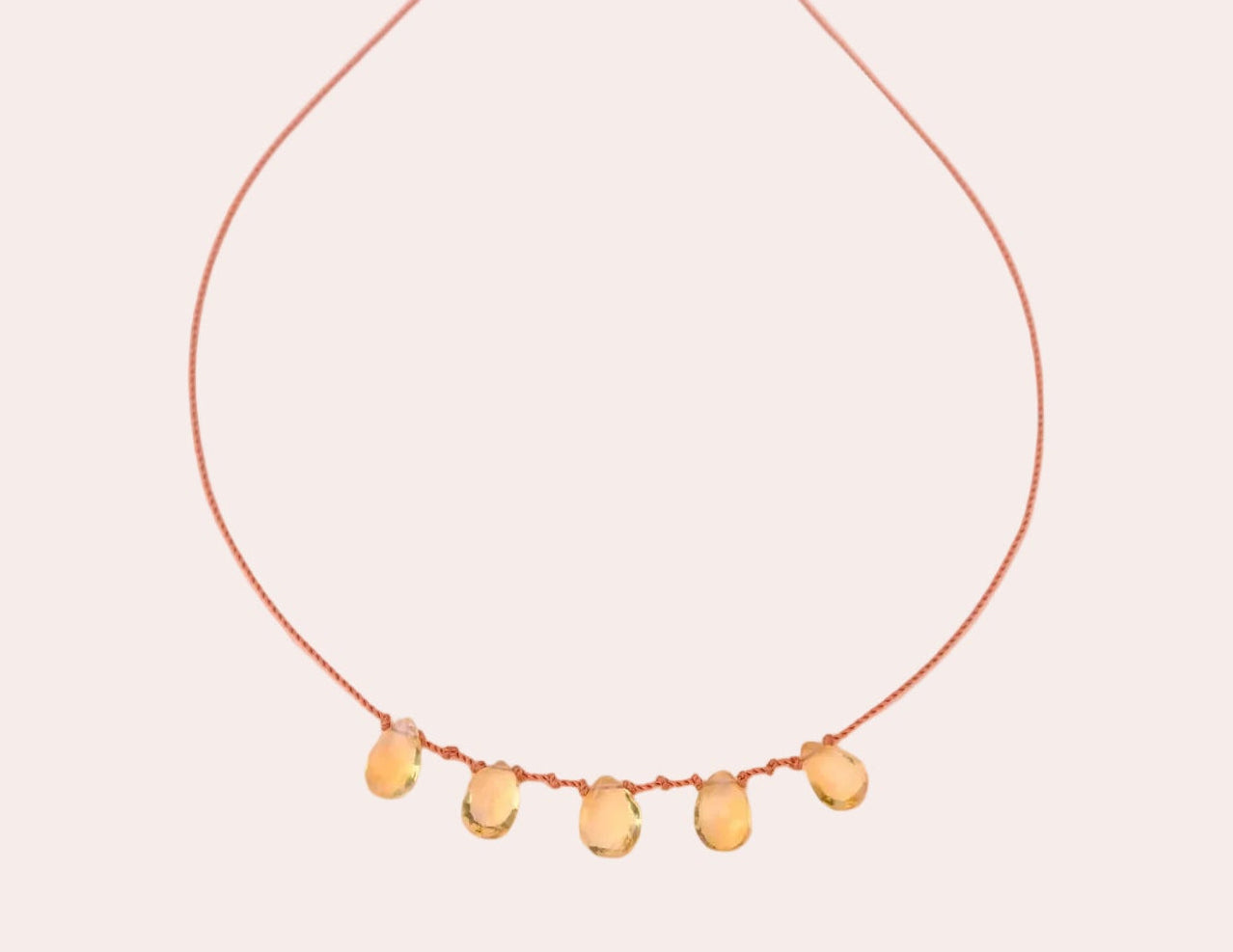 IVARENE | 5 gouttes NECKLACE with Citrine