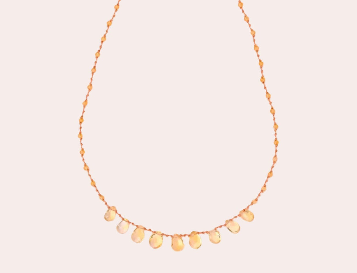 IVARENE | 9 gouttes Necklace with Citrine