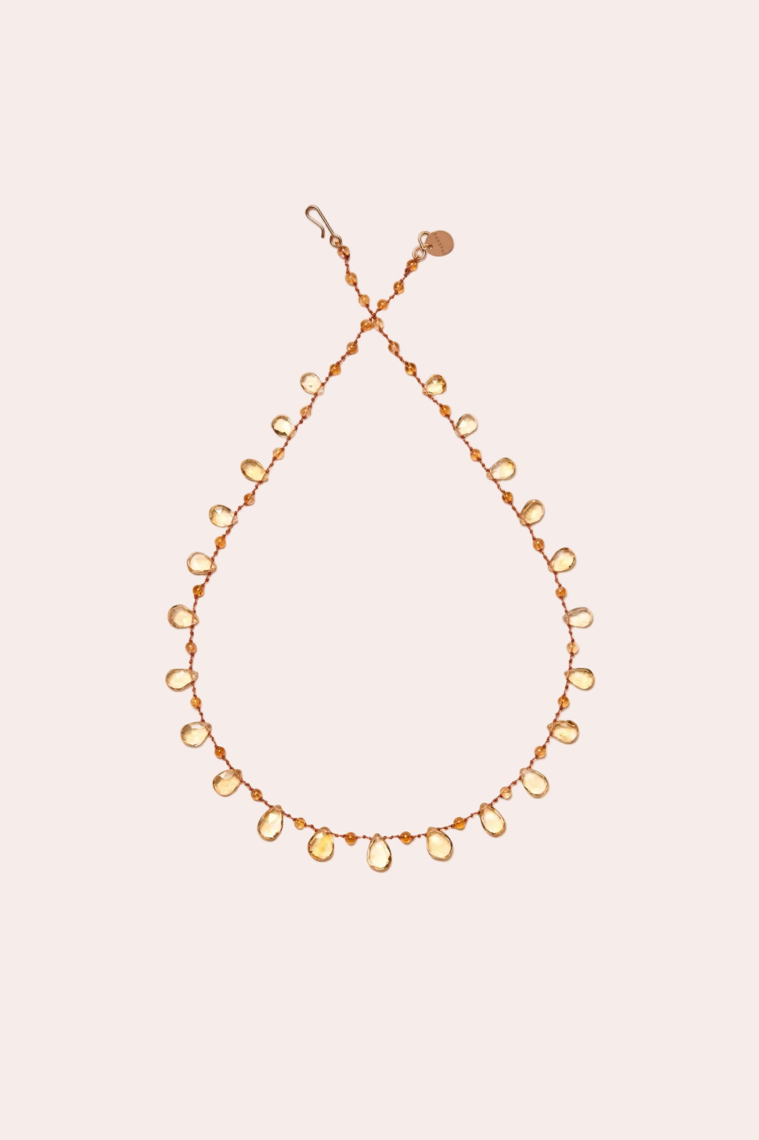 IVARENE | MILL NECKLACE WITH CITRINES