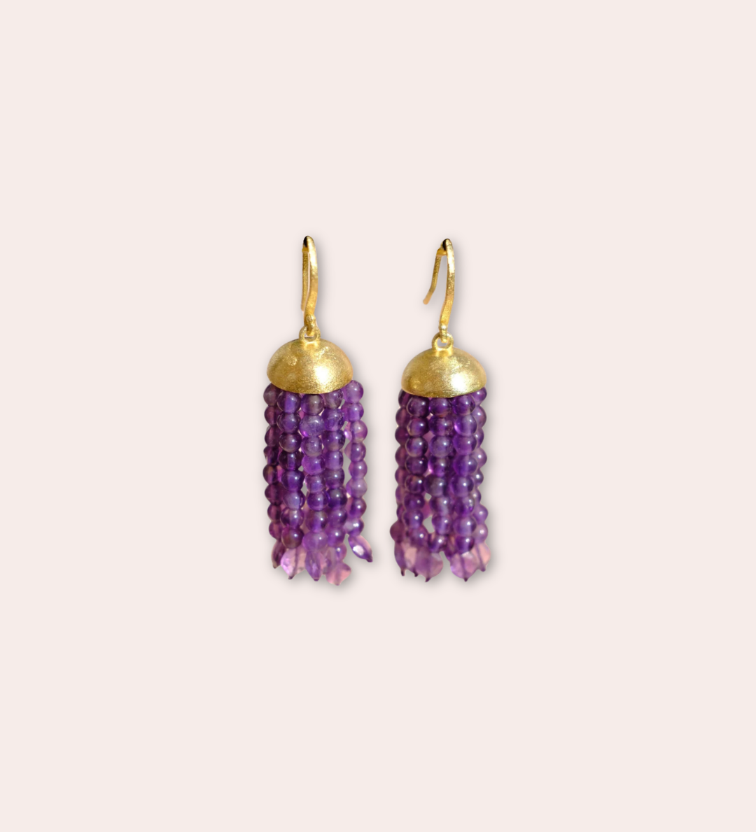 IVARENE | 'Swing' Amethyst Earrings