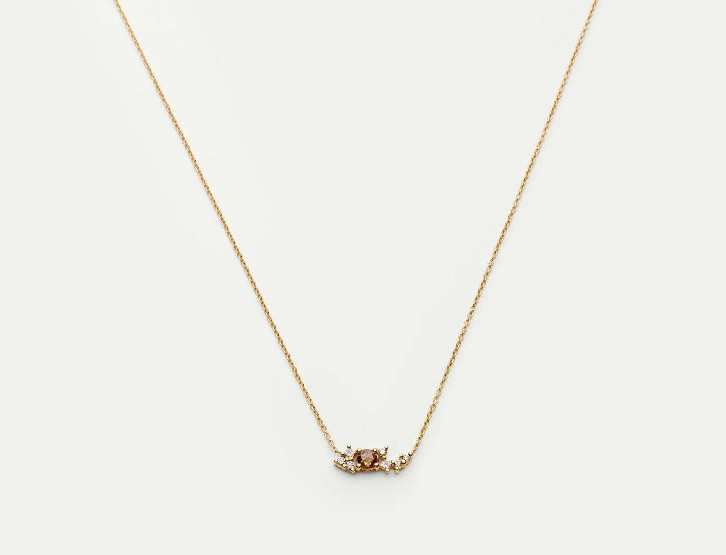 WE BY WHITEBIRD | Aurore brown necklace
