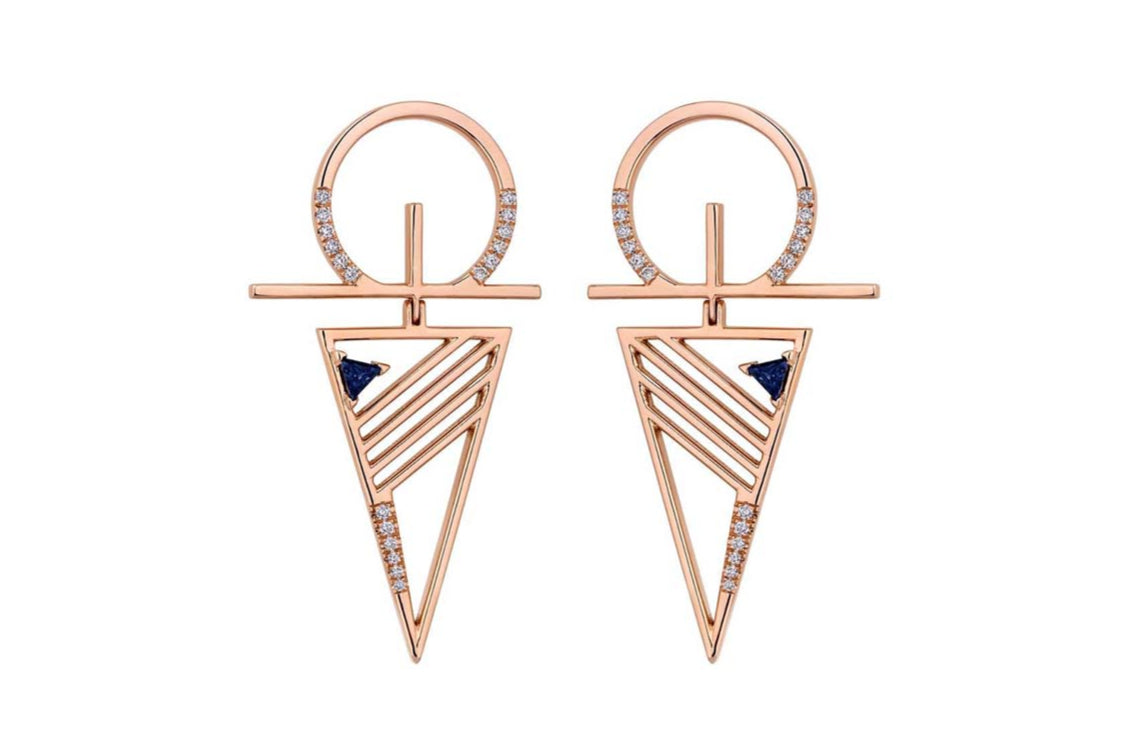 IOANNA SOUFLIA | Blueprints earrings