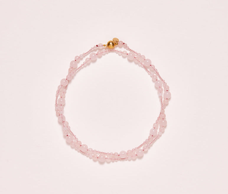 IVARENE | Wilton Necklace Pink Quartz