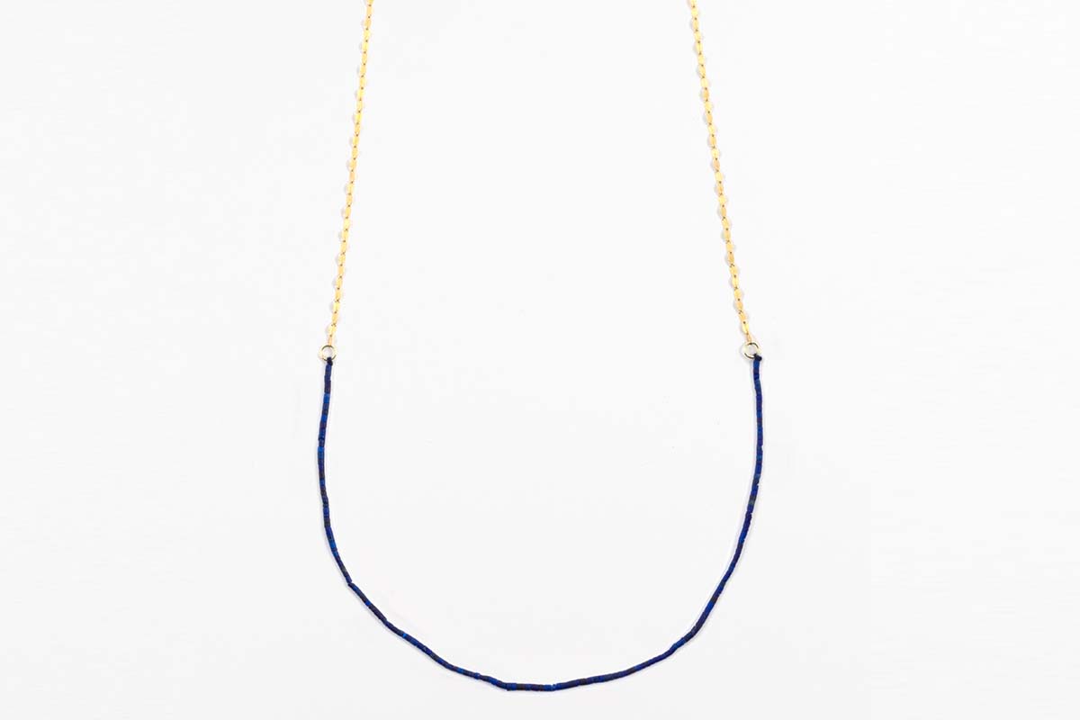 AVALON | Lapis Lazuli necklace | 14k gold chain