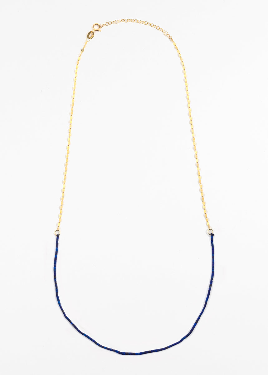 AVALON | Lapis Lazuli necklace | 14k gold chain