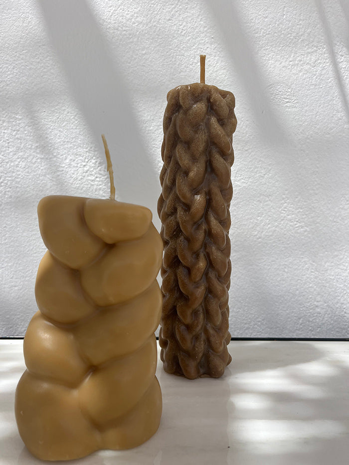 CAMILLE ROMAGNANI | Medium Braid Beeswax Candle