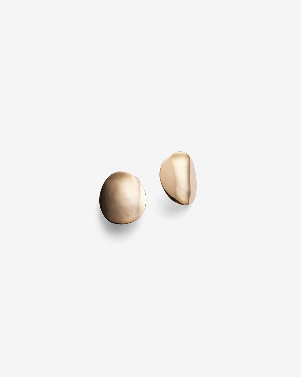 HELENA ROHNER | Large oval flat earrings