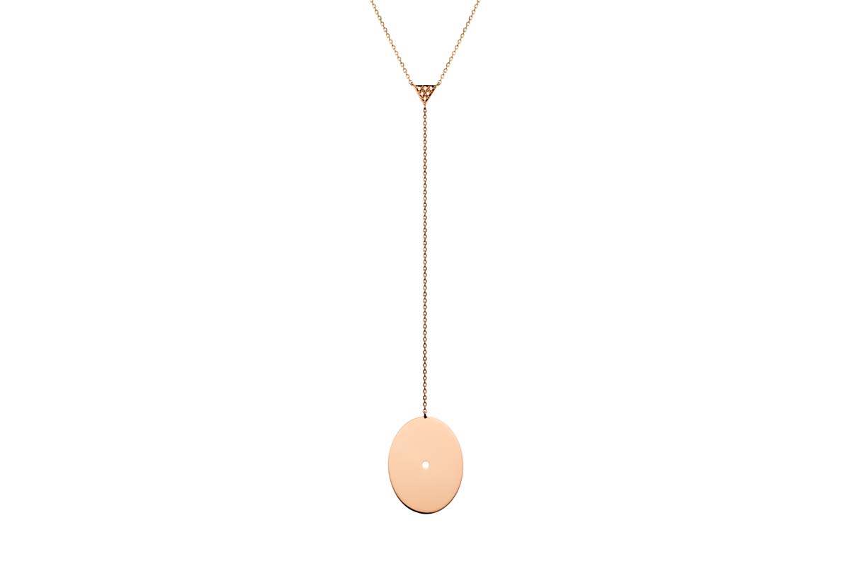 LITO | Ellipse diamond necklace