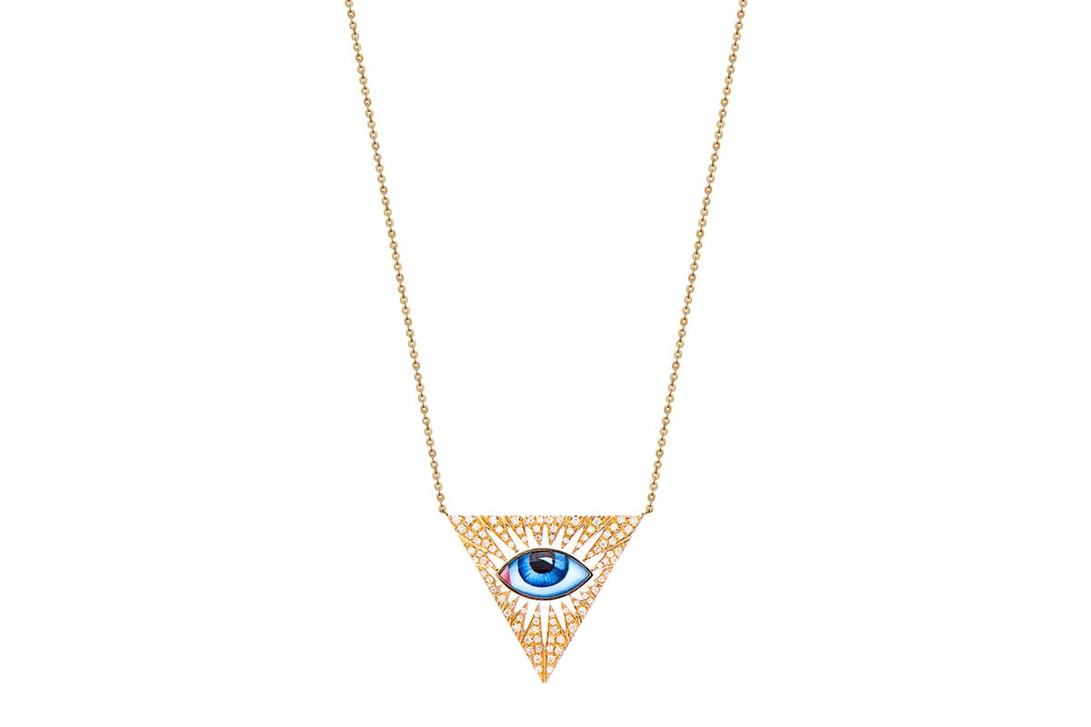 LITO | Isida Petit Bleu diamond necklace